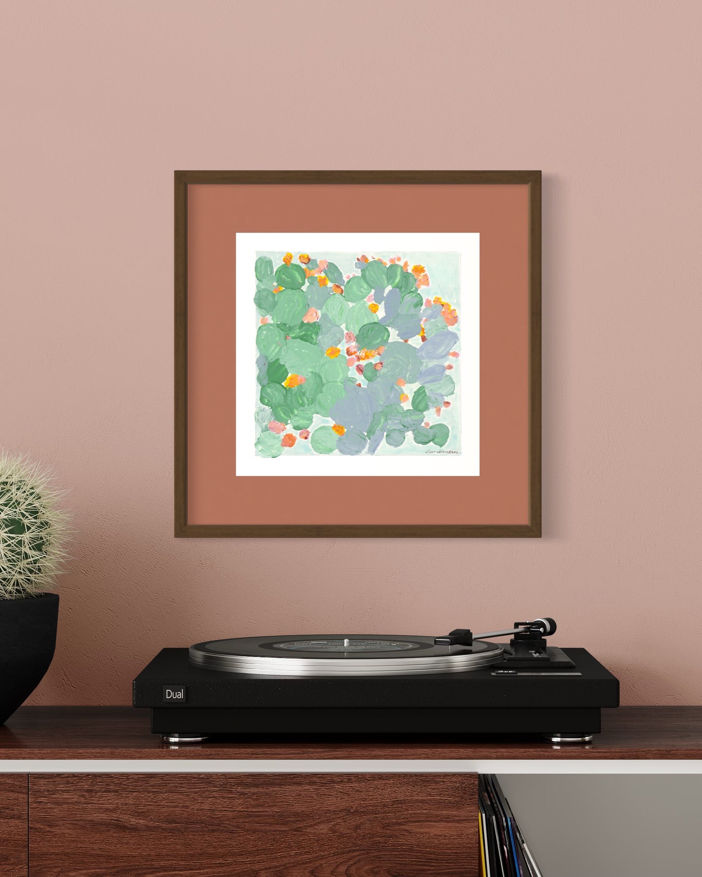 "Mini Texas Prickly Pear" Print